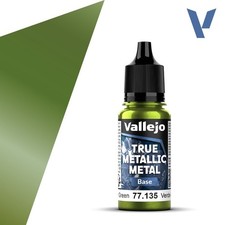 Vallejo True Metallic 77.135 Amber Green (Base) 18ml picture