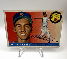 Topps 1955 Topps Al Kaline #4 Detroit Tigers Base Set Vintage MLB Card picture