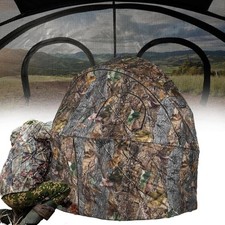FUNHORUN Hunting Chair Blind, 1/2 Man One-Way See Through Ground Blind picture