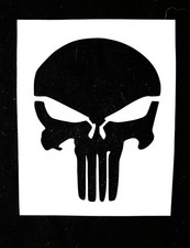 Punisher Skull Reusable Stencil picture