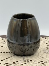 Antique Fulper American Art Pottery Vase Arts Crafts Era Marble Onyx Drip Glaze picture