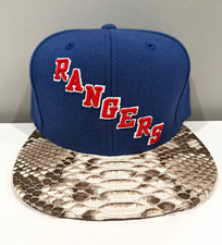 Just Don New York Rangers Natural Python Brim picture