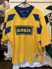 Vintage 1997 Umbro Oasis Soccer Jersey Liam Noel Gallagher England tour 2027 picture