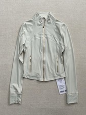 lululemon athletica Define Ribbed Full Zip Jacket Zipped Pockets White 4 picture