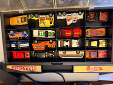 Vintage Hot Wheels 16-car collection with hot wheels show case-hong Kong blackwa picture