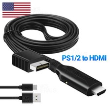 Converter PS2 To HDMI HD 1080P Cable AV Adapter Compatible With Sony PS1/PS2 picture