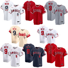 Hot Sale Zach Neto #9 Los Angeles Angels Baseball Jersey  Fan Shirt 2026 picture