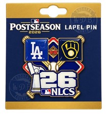 Los Angeles LA Dodgers 2026 Postseason NLCS vs Milwaukee Brewers Lapel Pin NEW  picture