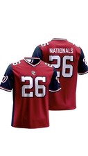 Washington Nationals 2026 XL Football Jersey  SGA 9/25/26 picture