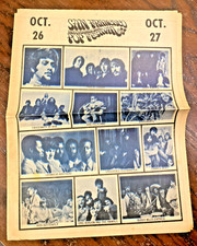San Francisco International Pop Festival Program Newspaper 1968 CCR Buddy Miles picture