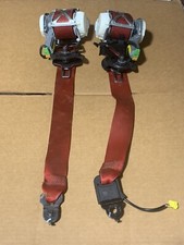 08-14 Mercedes C250 Front Driver Passenger Seat belt Retractor Red Seat belts picture