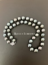 Top Grade Tahitian Pearl Necklace 11-14mm 14K White Gold Clasp 20