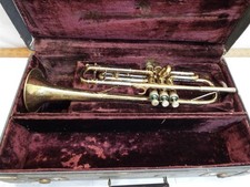 Vintage French Couesnon Trumpet Made in Paris France w/Case Mouthpiece picture