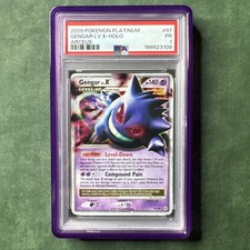 2009 Pokemon Platinum Arceus PSA 1 Gengar LV.X Holo #97 picture