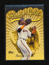 Topps 1999 Hands of Gold HG1 Barry Bonds San Francisco Giants Baseball Card picture