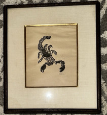 Leonard Baskin Woodcut Linocut Signed Art on Paper Vintage Artwork picture