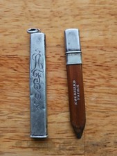 Rare Antique Sterling Silver Chatelaine Pencil Holder Sketch Victorian Edwardian picture