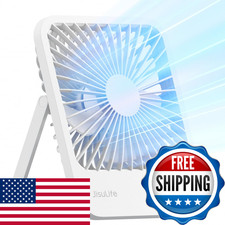 Jisulife Desk Fan Battery Rechargeable 4500Mah 180Foldable Portable Personal picture