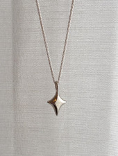 Vintage Star Pendant 925 Sterling Silver Charm Birthday Gift For Men & Women picture