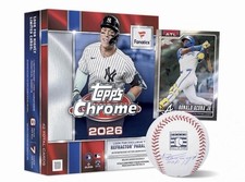 2026 Topps Chrome Baseball Fanatics Exclusive Factory Sealed Mega Box MLB QTY picture