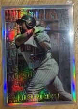 1996 Topps #M8 Kirby Puckett Mystery Finest Refractor picture