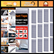 12 Pcs Mini Pocket Duct Tape 1.77