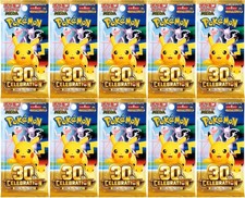Pokemon Card 30th CELEBRATION Booster pack x10 M6a Japanese NEW picture