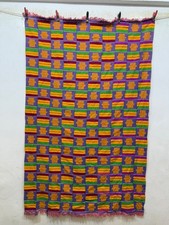 Vintage Gorgeous African Kente Ewe Cloth Textile 153x99 Cm picture