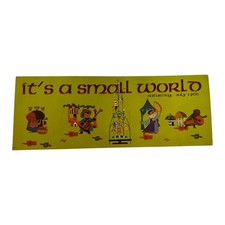 Vintage 1997 It's A Small World Rave Flyer Ephemera Cirrus UltraVision LA picture