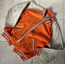 True Vintage Lasley Knitting Co Seattle Blank Varsity Letterman Jacket 42 USA picture