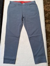 Men’s Redvanly Calvin Stretch Chino Pants  Color Ocean Size Xl 38x30 (A23) picture