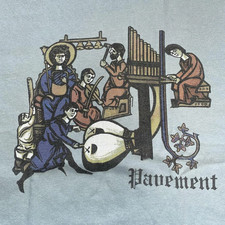 90s Pavement band Light Blue Short Sleeve Unisex T shirt Classic style QA974 picture