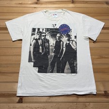 Vintage 1993 Hanes U2 Zooropa 93 European Tour Concert Graphic T-Shirt USA Large picture