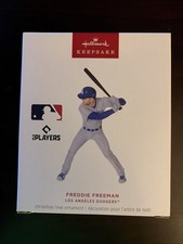2025 Hallmark Keepsake Freddie Freeman Los Angeles Dodgers Christmas Ornament picture
