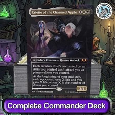 Eriette of the Charmed Apple COMMANDER DECK Auras Lifedrain MTG Custom Edh Magic picture