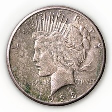 1923-S Peace Silver Dollar $1 Original Circulated 90% Silver Better Date Coin picture