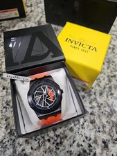 Retail 199.00 Invicta - Speedway Rim - Orange Men's Watch - 42mm -  (69490) picture