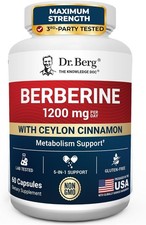 Dr. Berg Berberine 5-in-1 Formula, 60 Capsules – 1200 mg Daily Berberine picture