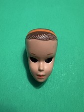 Vintage Miss Barbie Doll 1964 HEAD ONLY Orange Headband 1060 Doll Artist Repair picture