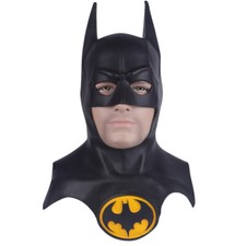 1989 Version The Batman Masks Full Head Bruce Wayne Cosplay Superhero Mask Props picture