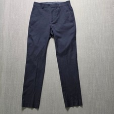 Apt. 9 Dress Pants Men 29/30 Navy Blue Extra Slim Fit Trousers picture