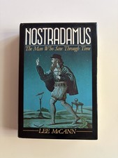 Nostradamus: The Man Who Saw Through Time Lee McCann HC DJ VG+ 1984 picture
