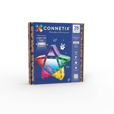 CONNETIX Magnetic Tiles Light Star Pack 28pc picture