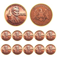 10PCS Final Penny 1909-2025 Novelty Coin Lincoln They Don't Make Cents Medal picture
