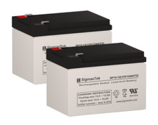 Altronix AL602ULADA Alarm 12V 12Ah SLA Battery Replacement Set of 2 by SigmasTek picture