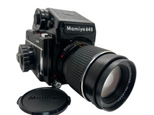 [EXC+5] Mamiya M645 Film Camera + Cds Prism Finder + SEKOR C 150mm f4 Lens picture