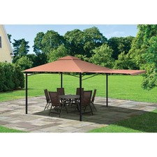 ShelterLogic Redwood 11 Ft. x 11 Ft. High-Quality Bronze Steel Gazebo 24011 picture