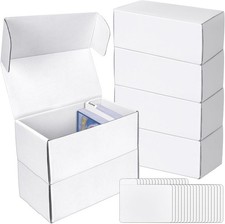 Trading Card Storage Box with Dividers, 6 Pack • 400 Count Bulk Card Collection picture