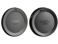 NEW Nikon LF-N1 Rear Lens Cap + Nikon BF-N1 Body Cap Set picture
