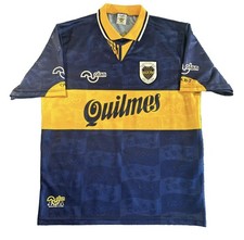 Vintage Olan Boca Juniors #10 Maradona 1995/1996 Home Soccer Jersey (44) picture
